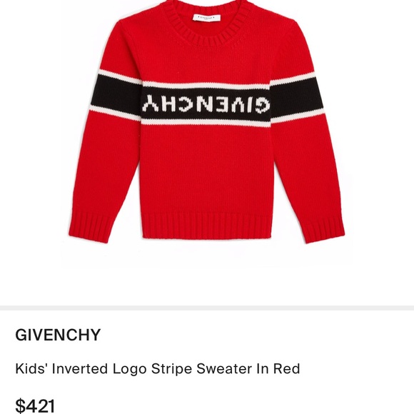 100% AUTHENTIC! GORGEOUS GIVENCHY Logo Sweater - Picture 3 of 4